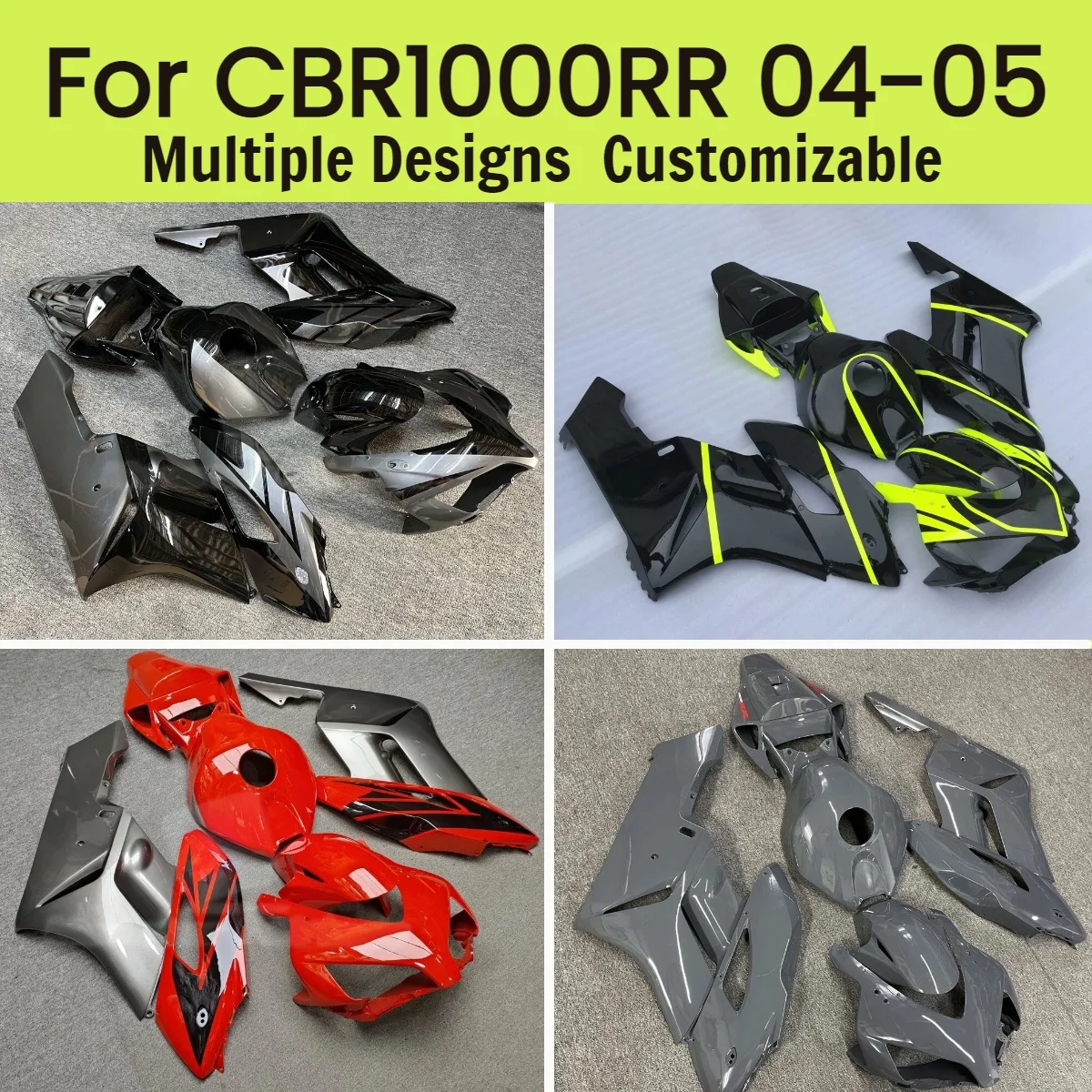 

Cool Fairing Kit for Honda CBR1000RR 2004 2005 Injection Motorcycle Bodywork Fairings CBR 1000RR 04 05