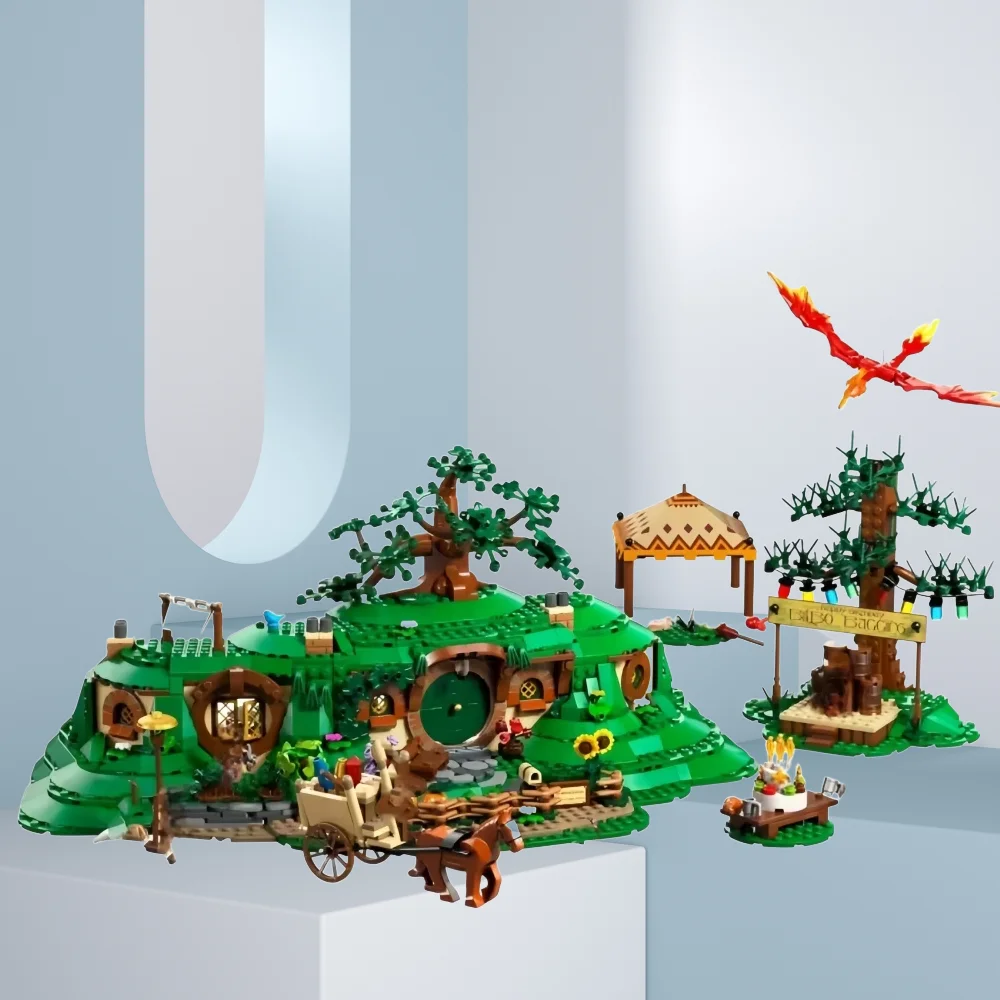 

Новинка 2024 года, креативный набор строительных блоков Shire Dwarf Country, набор строительных блоков для детей и взрослых, DIY Technology