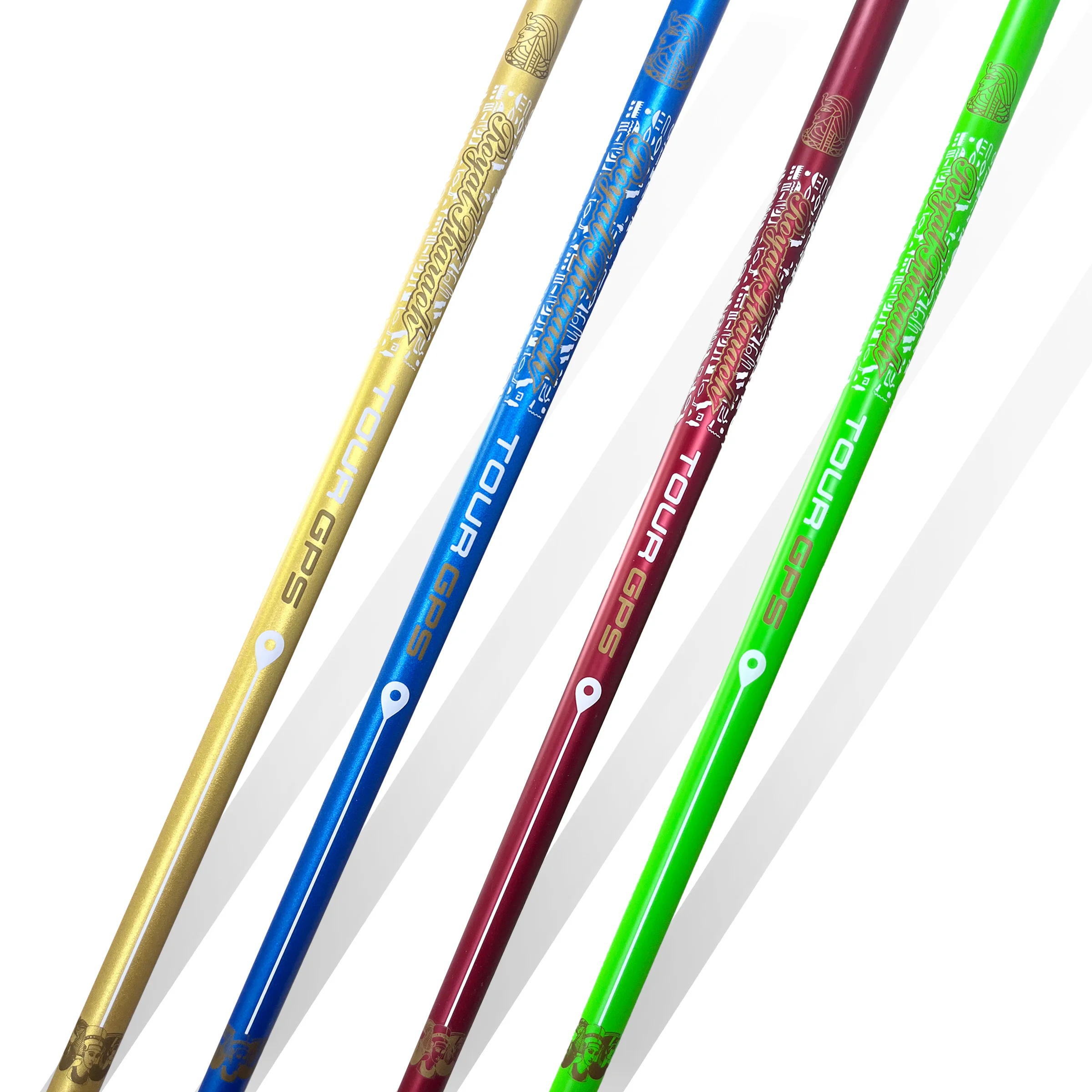 1 pc Royal Pharaoh Carbon Fiber Golf Putter Shaft, 60g Weight, Blue/Green/Red/Gold, 36-Inch Golf Putter Shaft