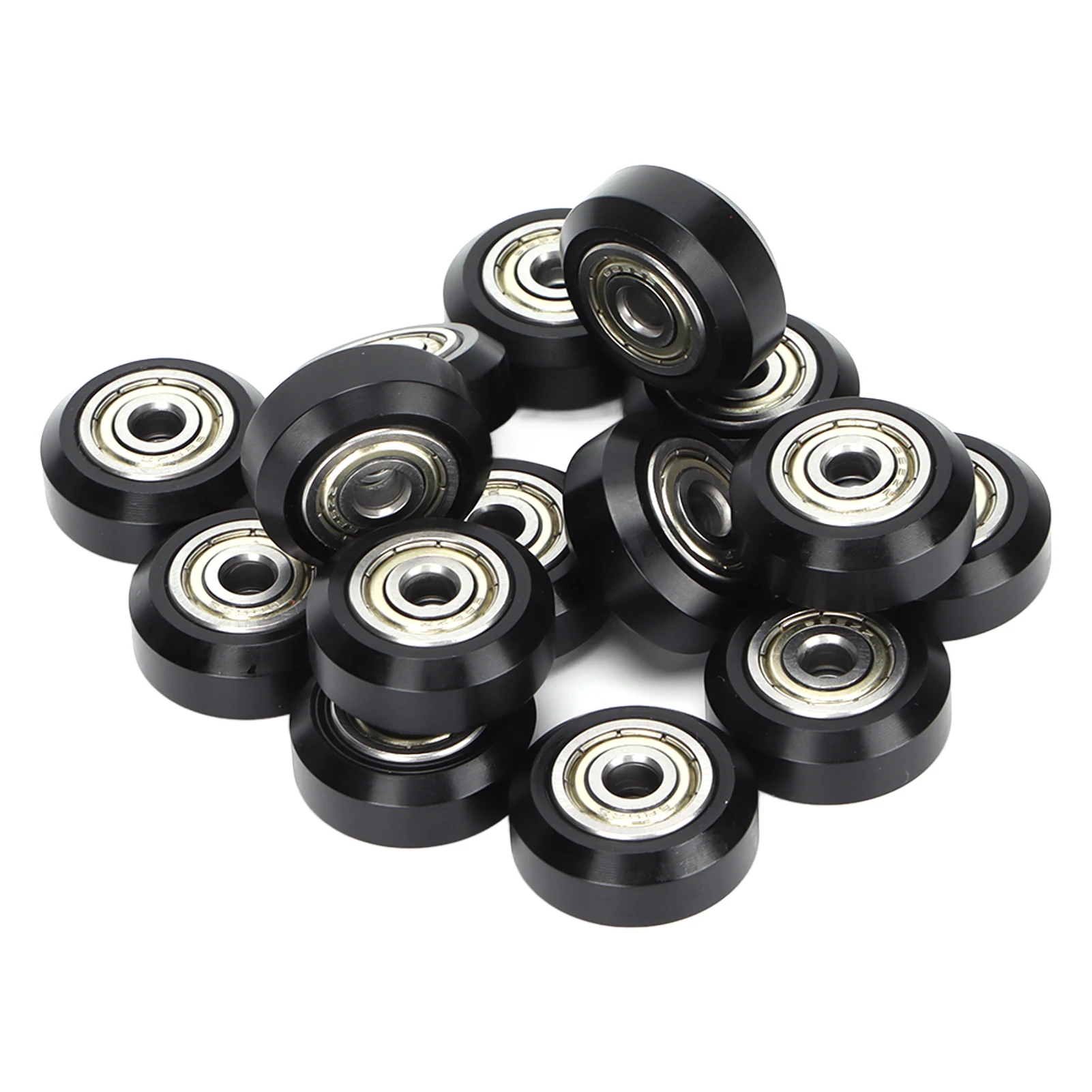 

15pcs V Shape Wheels POM Pulleys 3D Printer Accessories for Ender 3 for Tevo Tarantula 3D Printer Accessories