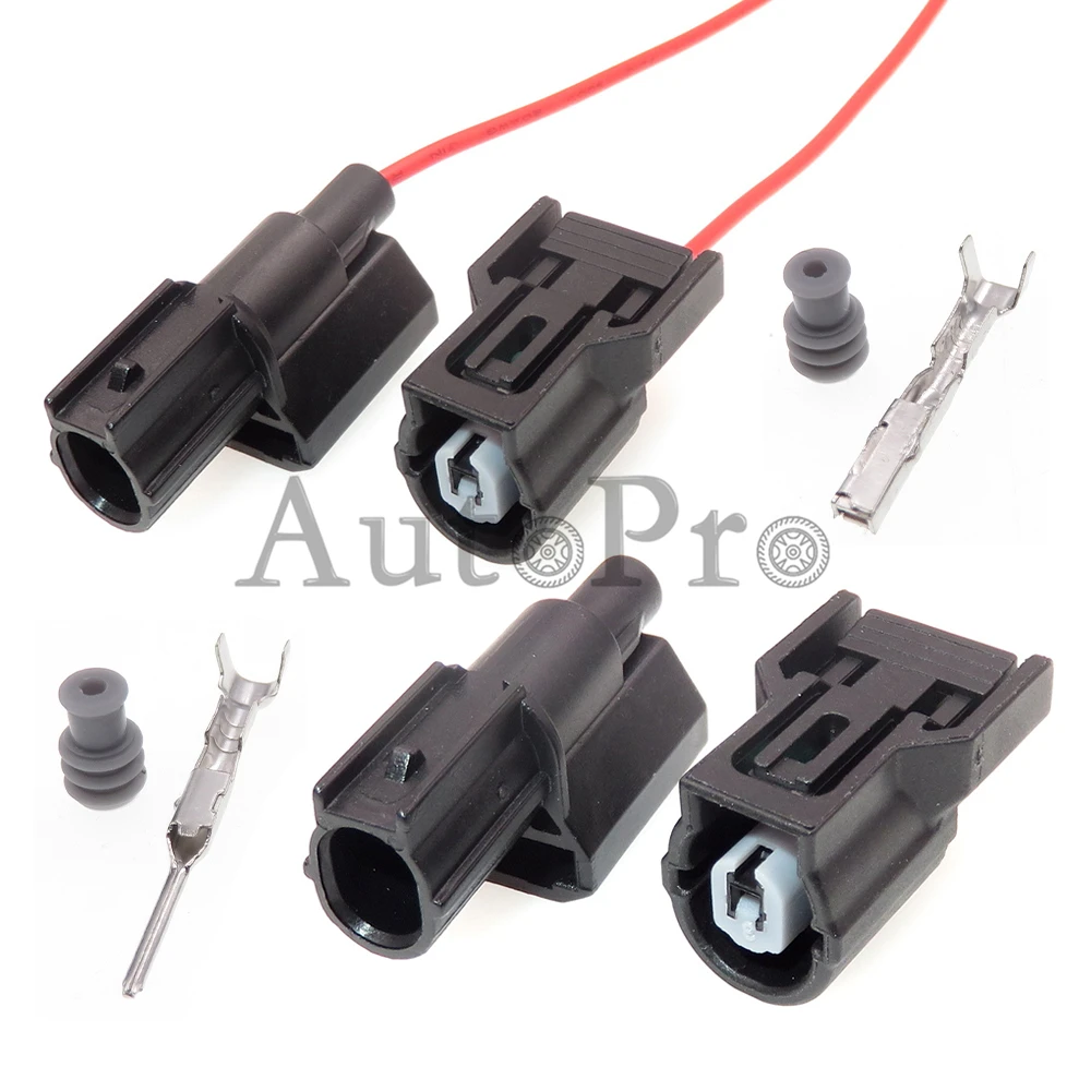 1 Set 1 Hole Car Starter Cable Harness Waterproof Socket For Honda Air Conditioner Compressor/Cold Air Pump 6189-0940 6188-0657