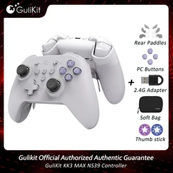 GuliKit-KingKong 3 MAX Gamepad com Joysticks Efeito Hall e Gatilhos, janelas, Nintendo Switch, Android, iOS, NS39