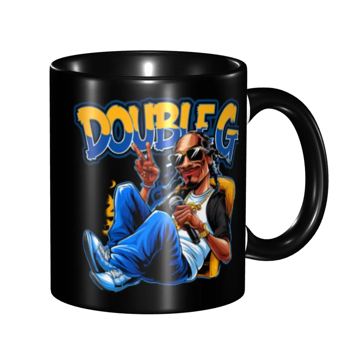 Snoop Dogg Music Rapper Mug Custom Ceramic Coffee Mug Creative Present
