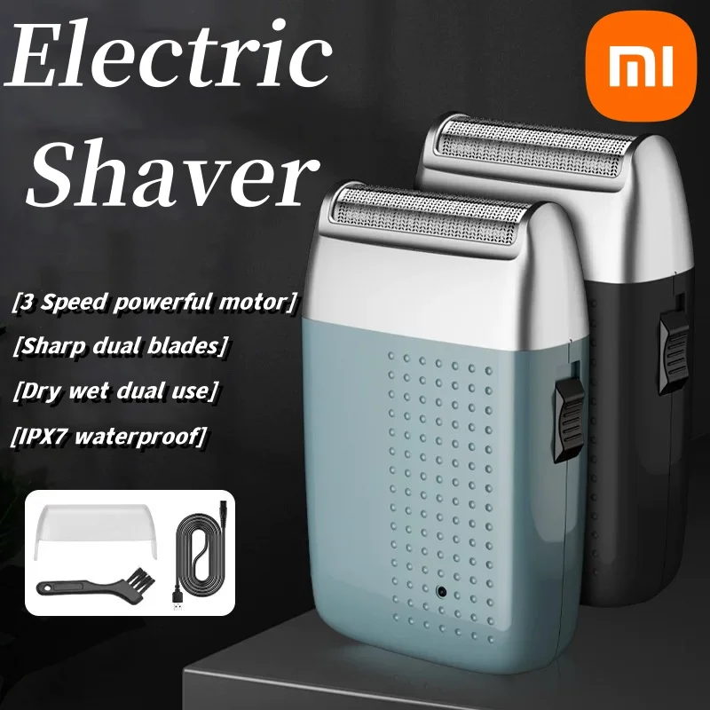 Xiaomi M1900 Electric Shaver Portable Hair Clipper Rechargeable Beard Trimmer Shaver Beard Shaving Machine For Men New 2024