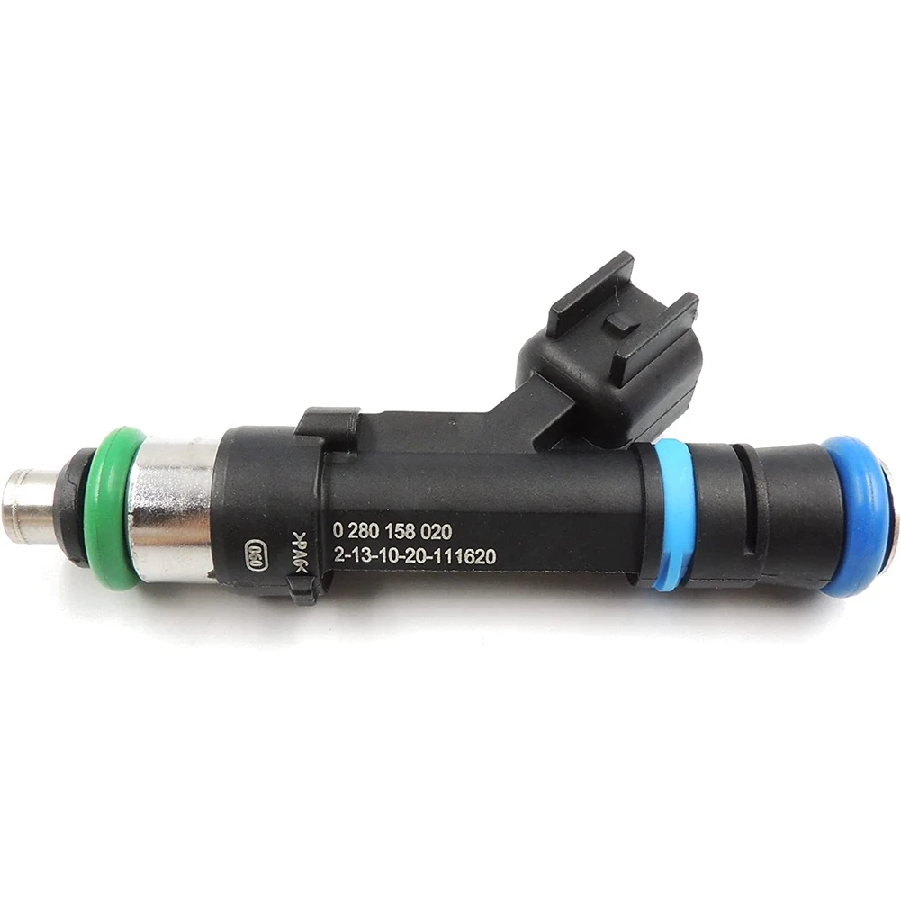 

6PCS Fuel Injector Nozzle 53032701AA 0280158020 For Jeep Liberty Dodge Dakota For Mitsubishi Raider 3.7L, Black-A14Z