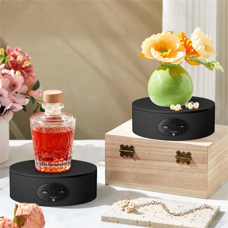 ABFN-13Cm Автоматический поворотный стол, прямая трансляция ювелирной модели, видеоэлектрический вращающийся стол, панорамный дисплейный стол