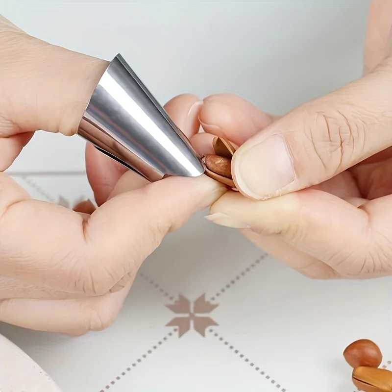 2-Piece finger set for thumb, for picking vegetables, peeling garlic and squeezing beans, restaurant and food truck kitchen uten