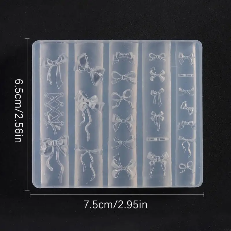 y88a bowknot art mould silicone mold for women girls lail accosities make mould