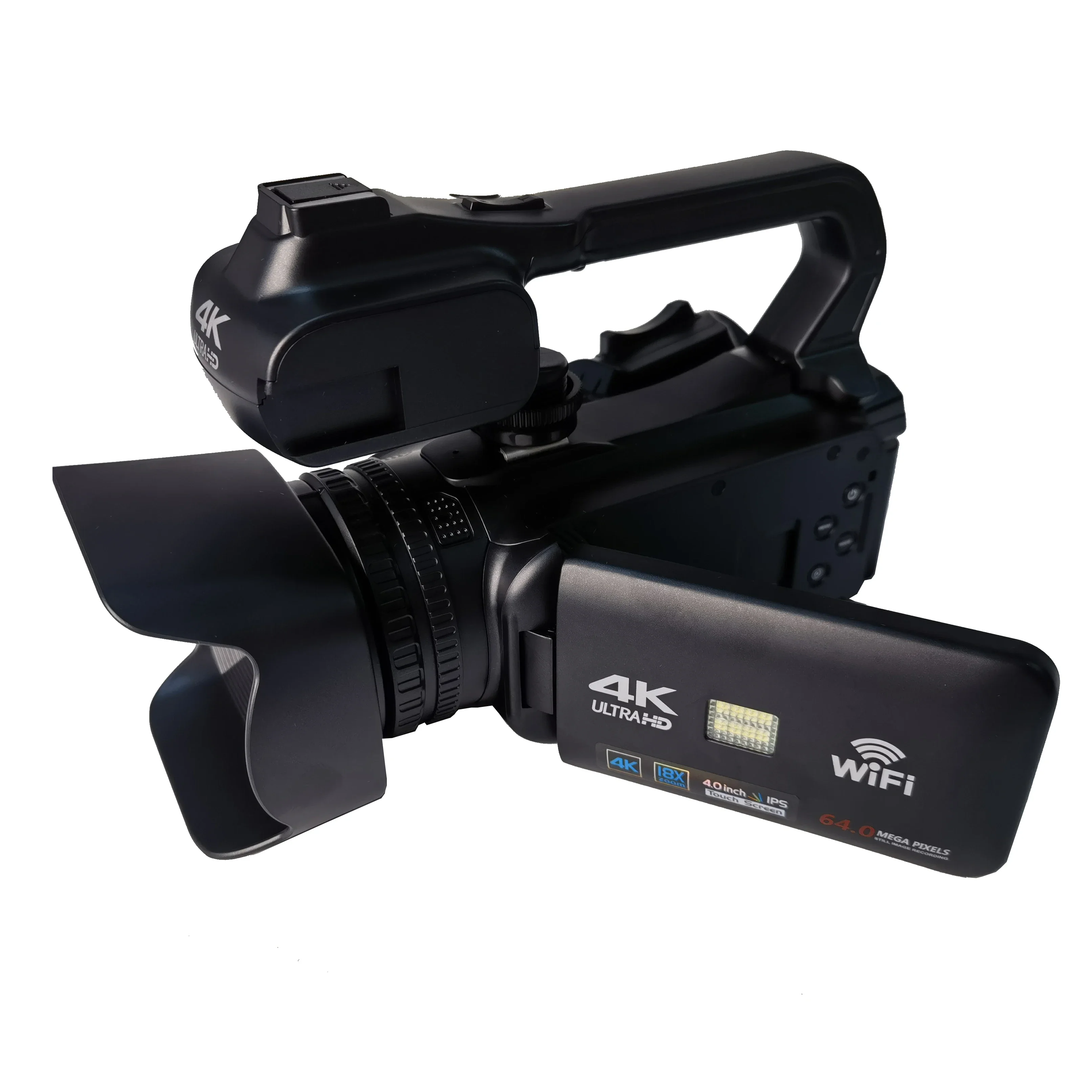 Winait  4.0'' Touch Display 4k Wifi Digital Video Camera with 18x Digital Zoom