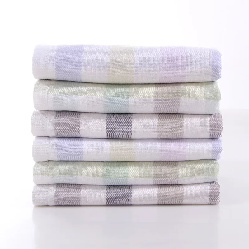 Pure Cotton Gauze Square Cloth 34 * 34cm Home Bathroom Handkerchief Napkins Twist Free Gauze Double-Sided Face Washing Towels