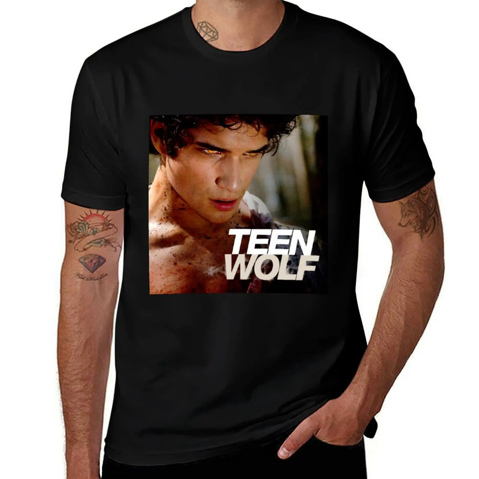 Teen Wolf T-Shirt Big Size Short Sleeve Casual Top
