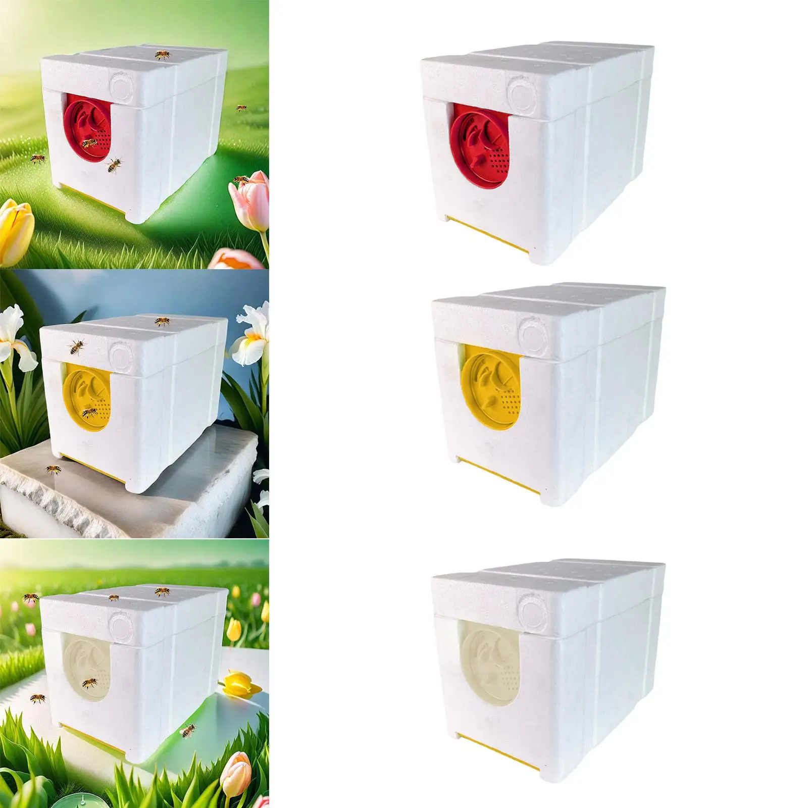 Beekeeper Beekeeping Tool Breeding Box Polystyrene Foam Mini Nuc Hive for Bee Queen Nursery Beekeeper Beekeeping Tool Breeding Box Polystyrene Foam Mini Nuc Hive for Bee Queen Nursery