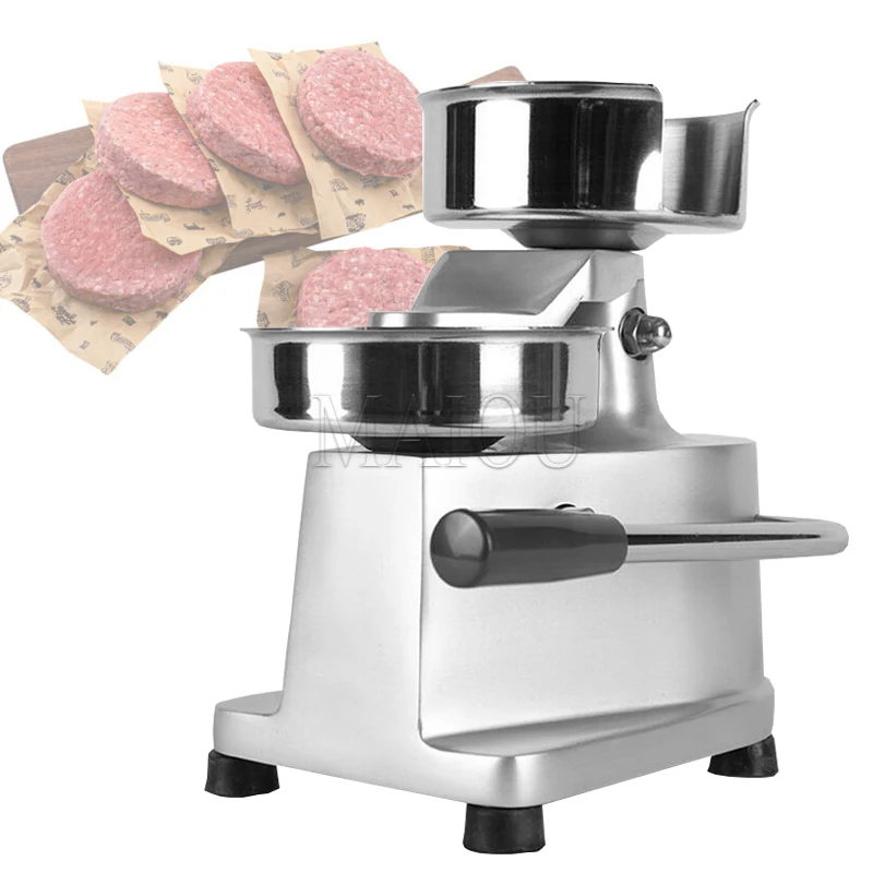 Hamburger Press Manual Burger Maker Equipment Round Meat Shaping Stainless Steel Machine Forming Burger Patty Maker