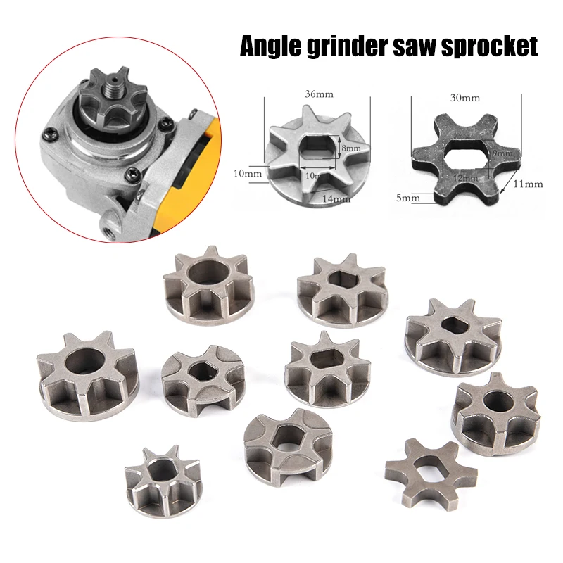 

1Pc Gear Sprockets Drive Replace Sprocket For 5016/6018 Gear Asterisk Electric Chain Saw Tooth Wheel Chainsaw Chain Grinder