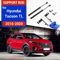 Car Refit Hood Lift Support for Hyundai Tucson TL 2015 2016 2017 2018 2019 2020 Hydraulic Rod Strut Bars Spring Shock Bracket