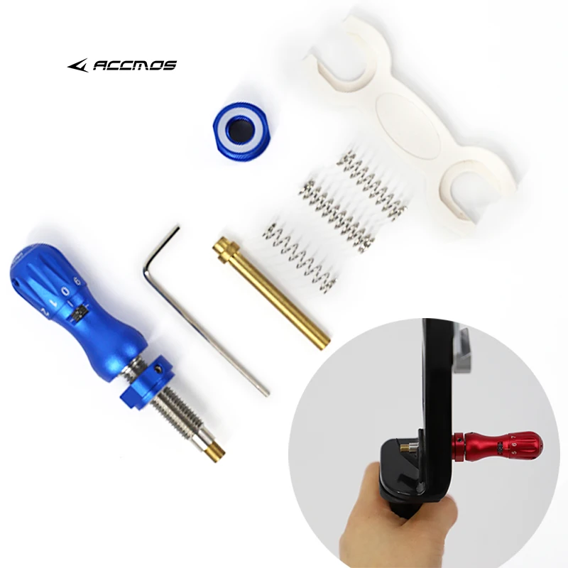 DECUT Janus Micro-Click Spring Tension Plunger CNC AL6061 for Recurve Bow Accessories Archery Parts Shooting Kits Fit Arrow Rest