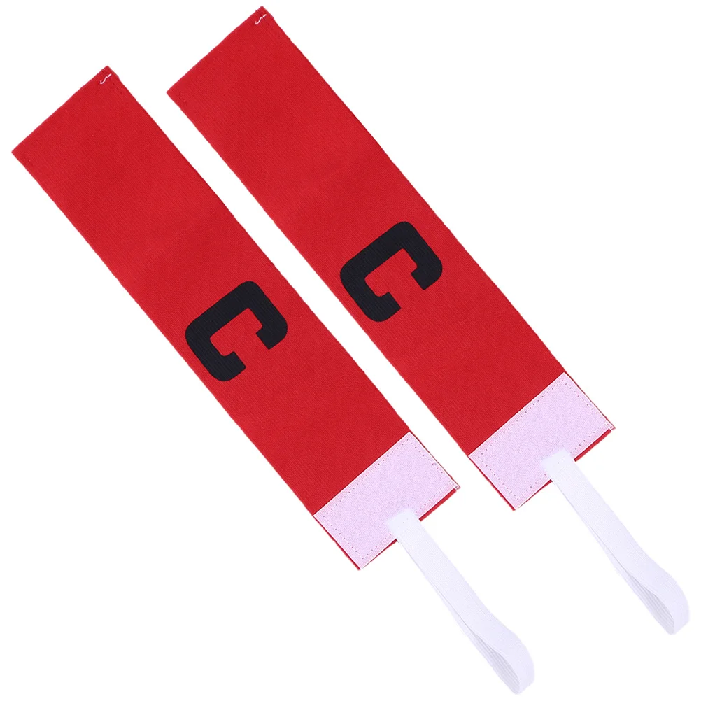 2 Pcs Captain Arm Bands for Football Soccer Armband Youth Kids Balls Portable Basketball Anti-fall Adjustable