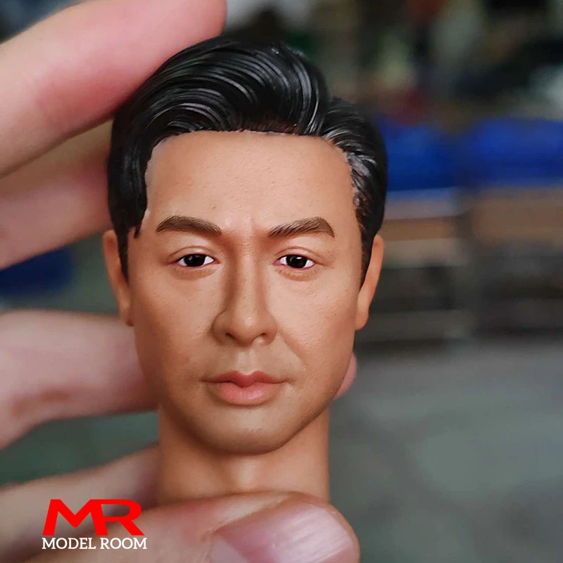 1/6 Gao Qiqiang Zhang Songwen Head Sculpt Carving Model Fit 12'' Male Soldier Action Figure Body Dolls