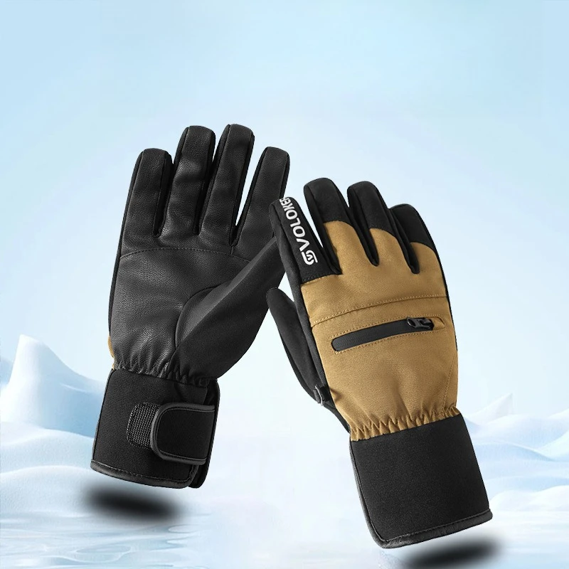 

[Customized] Ski Gloves Men's Winter 3M Warm Windproof Waterproof Touchscreen Sports Cycling Gloves