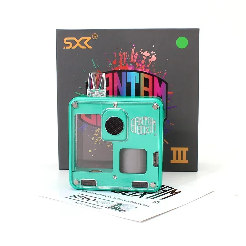 2023 SXK BANTAM Box V3 Mod Kit 5W-30W Built-in 18350 Battery 0.49 Inch OLED Zinc Alloy Material Vape E Cig Mods Vs BB Billet Box