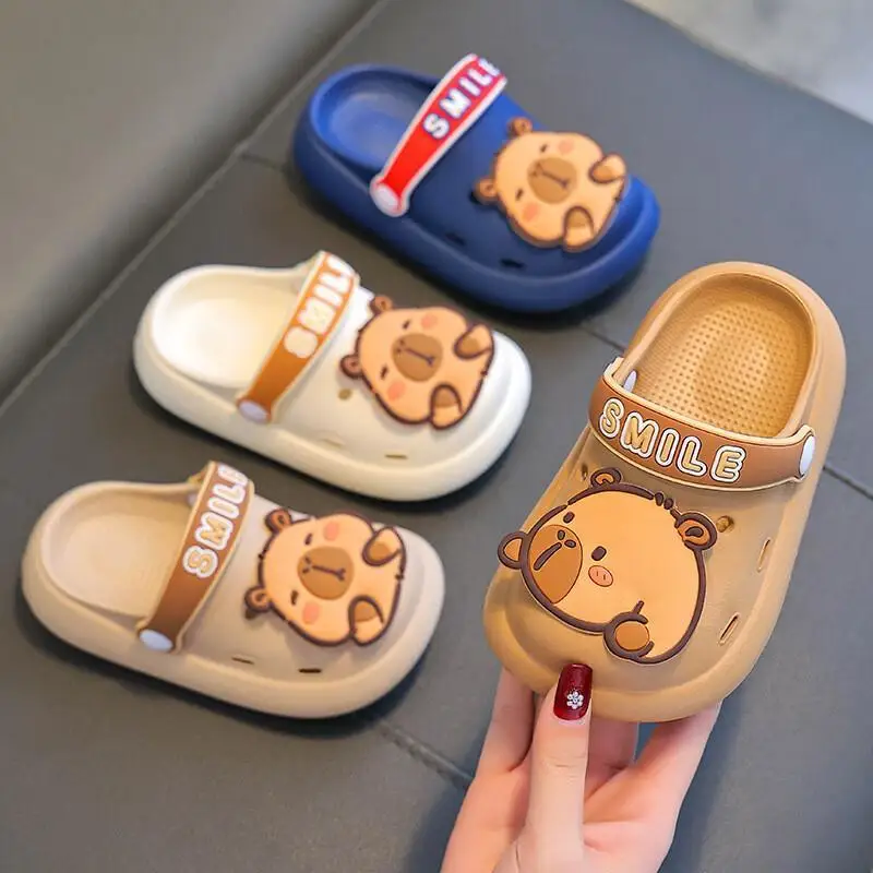 

Kawaii Casual Shoe Childrens Shoes Summer Kids Sandals Soft Breathable Anti Slip Closed Toe Casual Outdoor Beach Playtime Hot