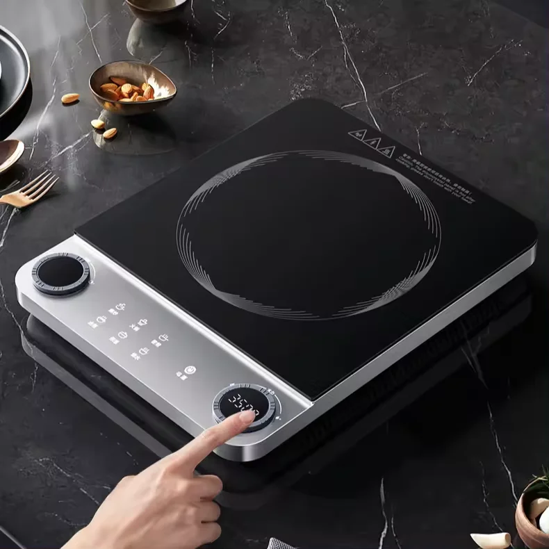 저렴한 가격 단일 밥솥 110V/220V 3500W 휴대용 전기 스토브 51mm 두께 상업용 유도 밥솥