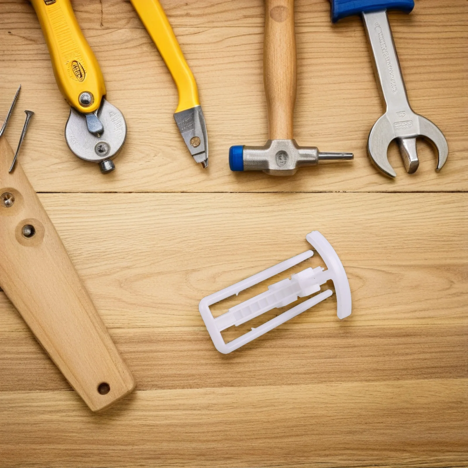 

20Pcs Adjustable Plastic Curtain Hooks White Pleat Flexible Height Adjustment Living Room Bedroom Decorative Curtain Hook Small