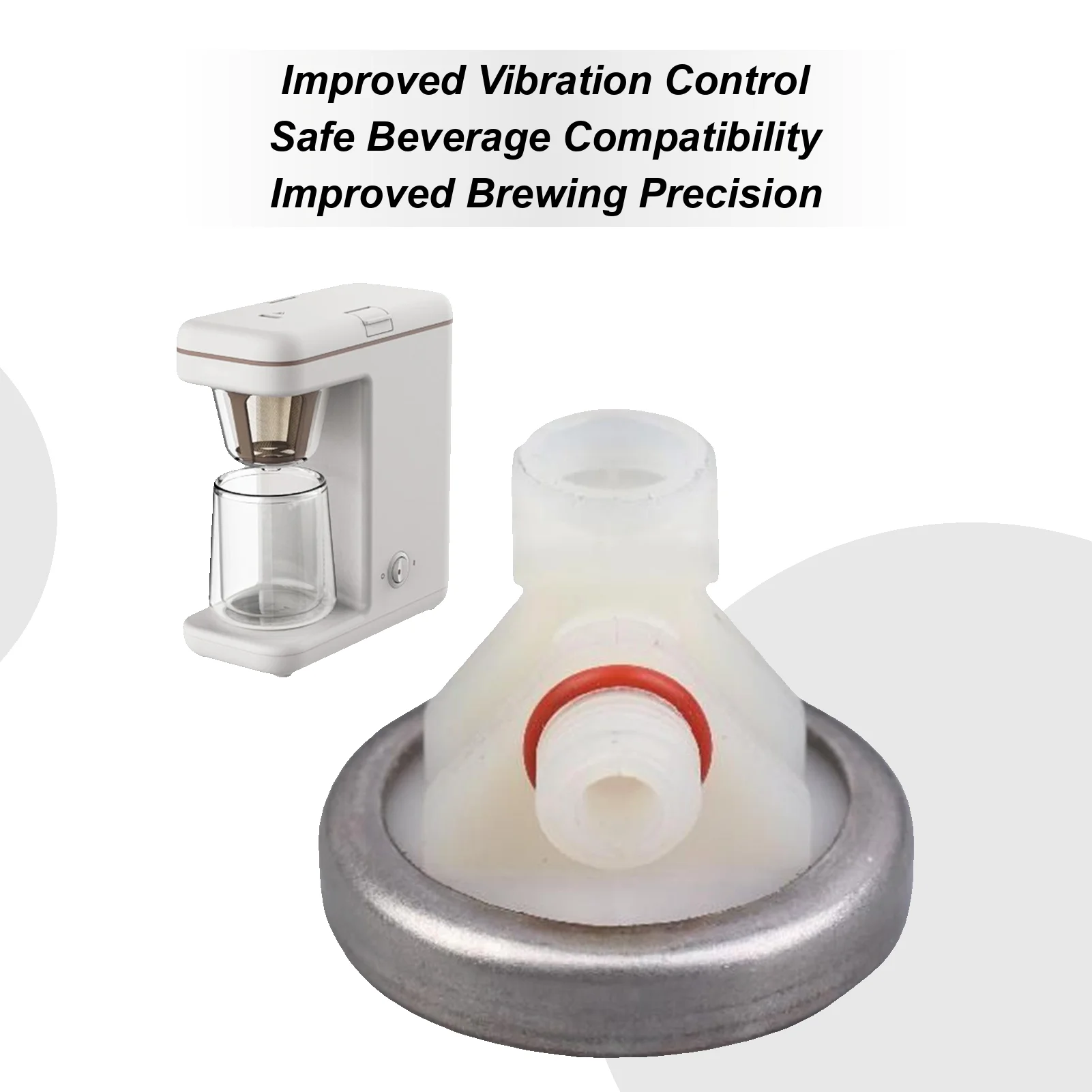 

Coffee Machine Replacement Part Pump Pressure Regulator Replacement D4 To G1/8 Beverage Making Accessories For Enthusiasts