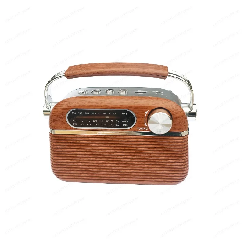 Portable Retro Multi‑Band Radio Vintage Style Receiver Good Sound Quality