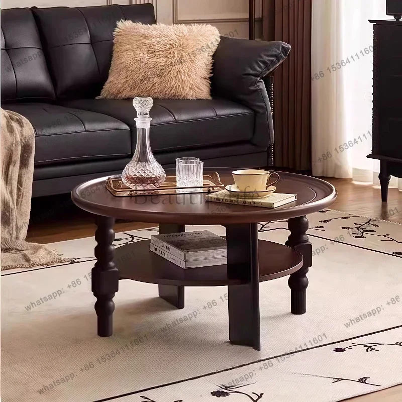 LD Mechanism Industrial Coffee Table Japanese Simple Antique   Living Room Modern Mesa Auxiliar Living Room Furniture
