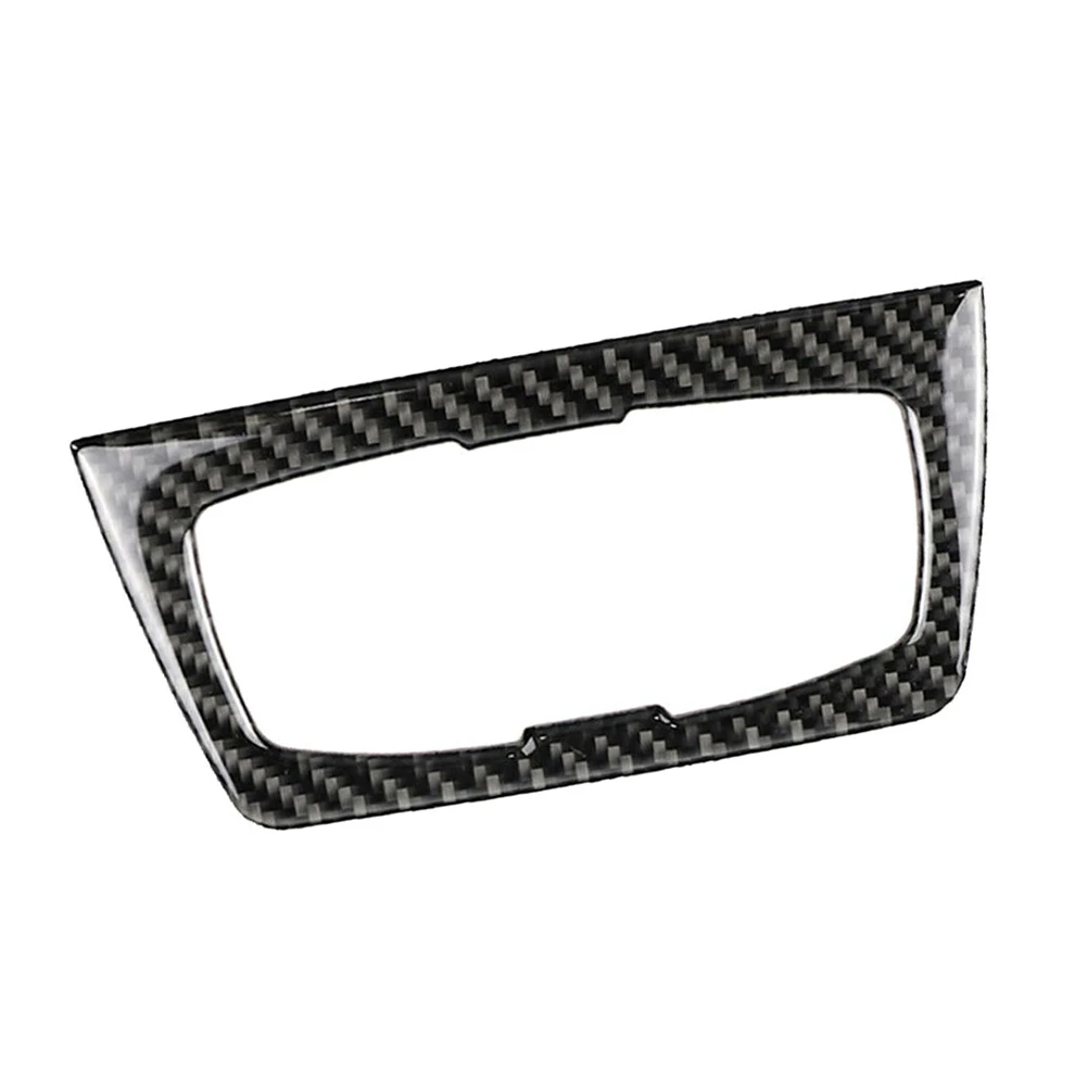 Per-BMW F30 F31 F32 F33 F34 serie 3 328I 325I 2012-2020 Auto faro interruttore telaio copertura interna Trim fibra di carbonio