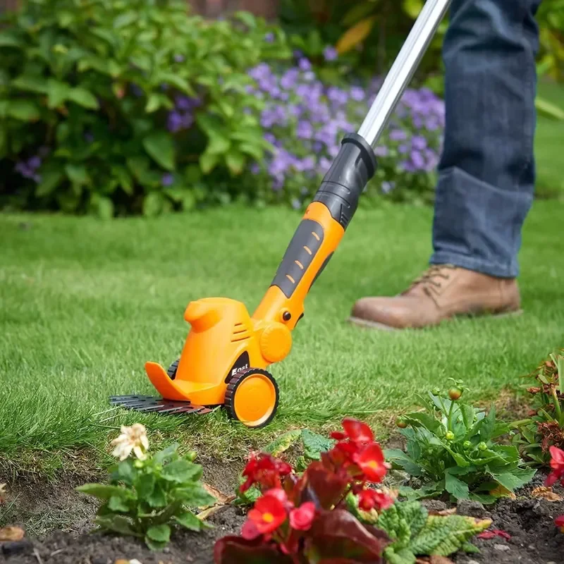 10.8V Outdoor Electric Power Tools 4pcs Multifunction Garden Tools Set Cordless Grass Shear Hedge Trimmer