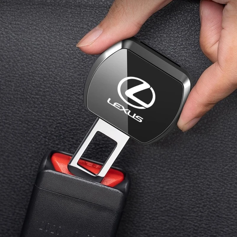 1pc Car Seat Safety Lock Buckle Seatbelt Clip Extender For Lexus CT200h ES250 ES300h IS250 IS200 GS300 GS460 GX470 LS400 LX470 R