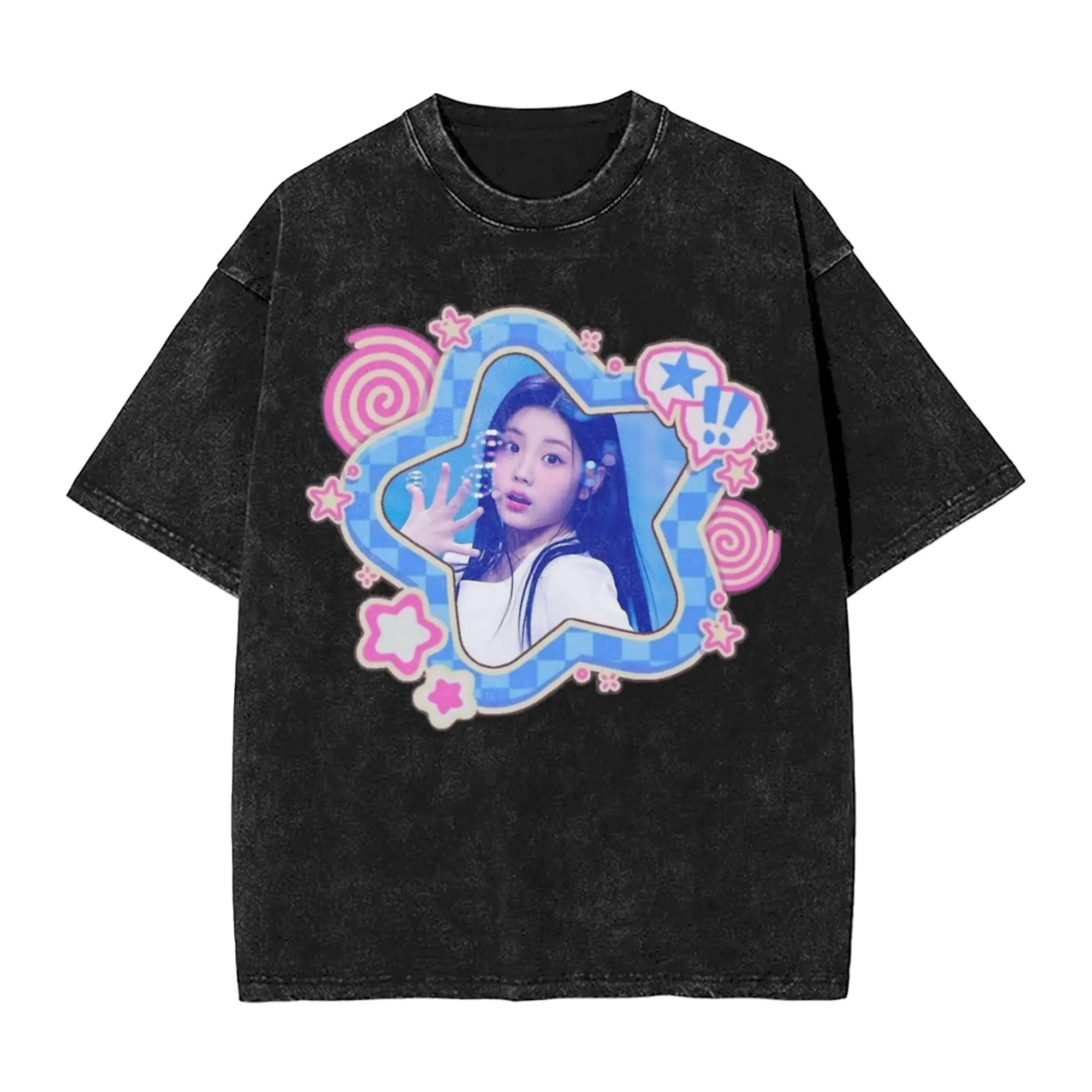 ILLIT South Korea Girls' Group T Shirt Summer  Streetwear T-Shirts Casual Hipster Tee Shirt For Mens Short Sleeve Design Tops