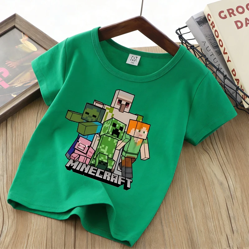 Camisetas Minecrafted para niñ - Party Games Minecraft reseña y precio