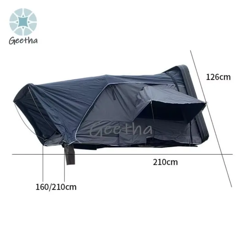 

DrunkenXp 2.1m Wider Large Inner Space ABS Hard Shell Side Opening SUV Car Rooftop Tent