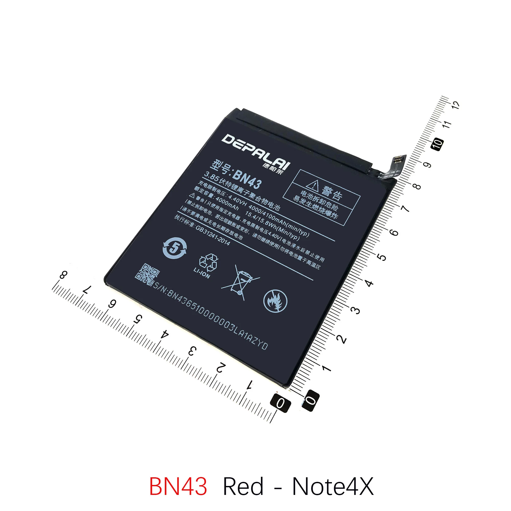 For Xiaomi  Redmi Note3 Note4 Note5 Note6 Note7 Pro Replacement Battery BM46 BN4A BN41 BN43 BN45 BN48 Phone Batteries