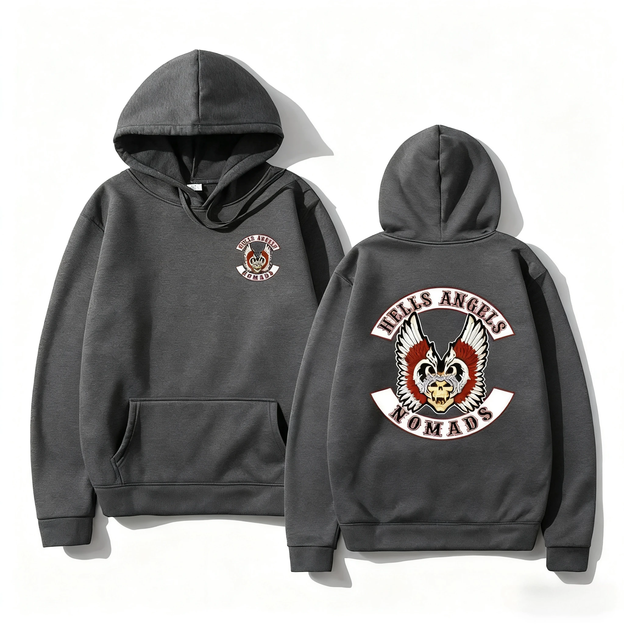 Hells Angels Brotherhood Motorclub Vintage Hoodie New Men Women Sweatshirt Unisex Streetwear Hip Hop Autumn Winter Tops Clothes