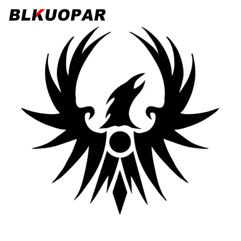 BLKUOPAR for Phoenix Rising Sun Symbolische Car Stickers Waterproof Fashionable Decals Scratch-Proof Windows Helmet Decor