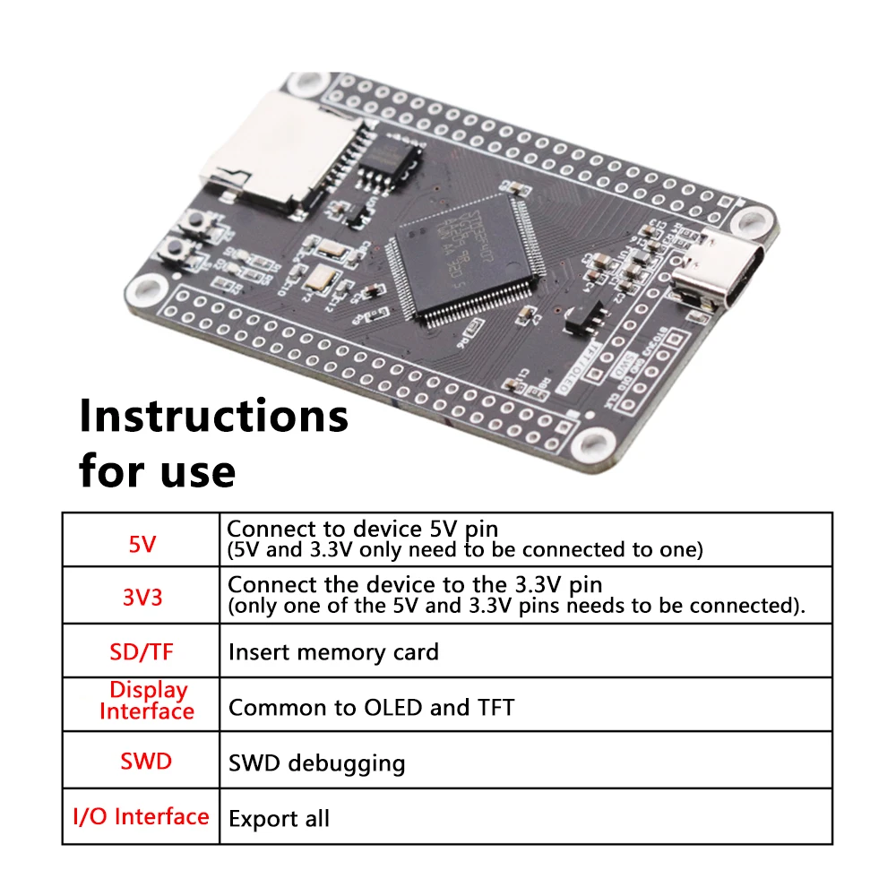 Diymore System Core Board STM32F407//APM32F407VGT6/ STM32F407VGT6 Development Board F407 Single-Chip Learning Board