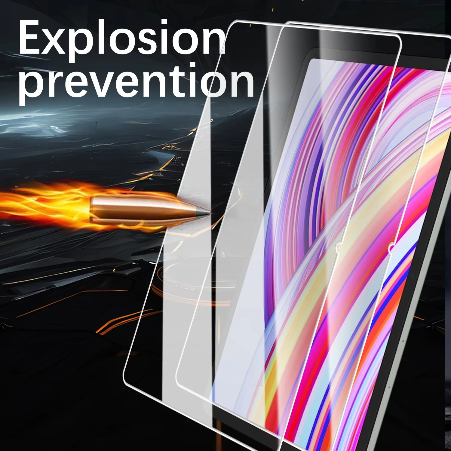 زجاج مقسى سهل التركيب لجهاز iPad Pro 13 11 M4 M3 M2 لجهاز iPad Air Mini 6 7 لـ iPad 11th 2025 A16 واقي شاشة زجاجي #4