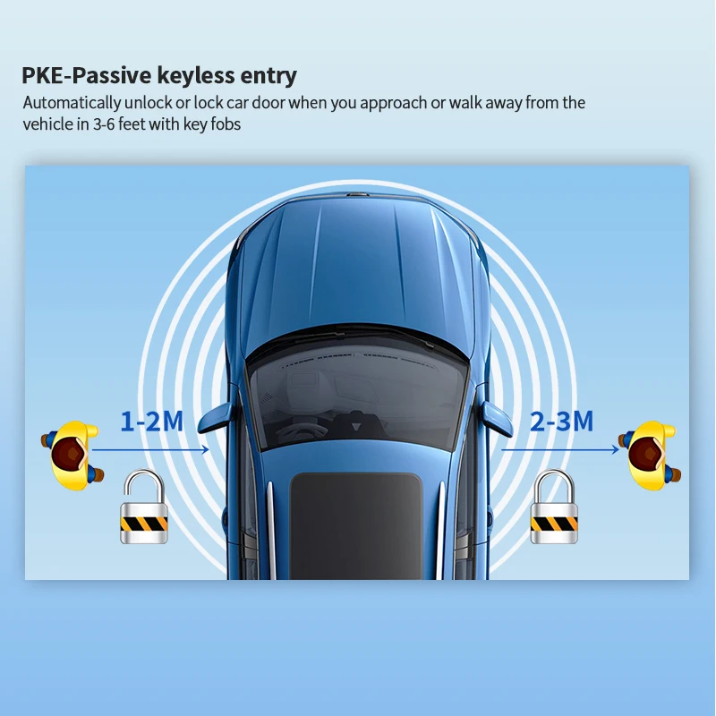 EASYGUARD CAN BUS Plug & Play cocok untuk sistem alarm mobil Subaru Outback 2010 PKE, starter jarak jauh, tombol start
