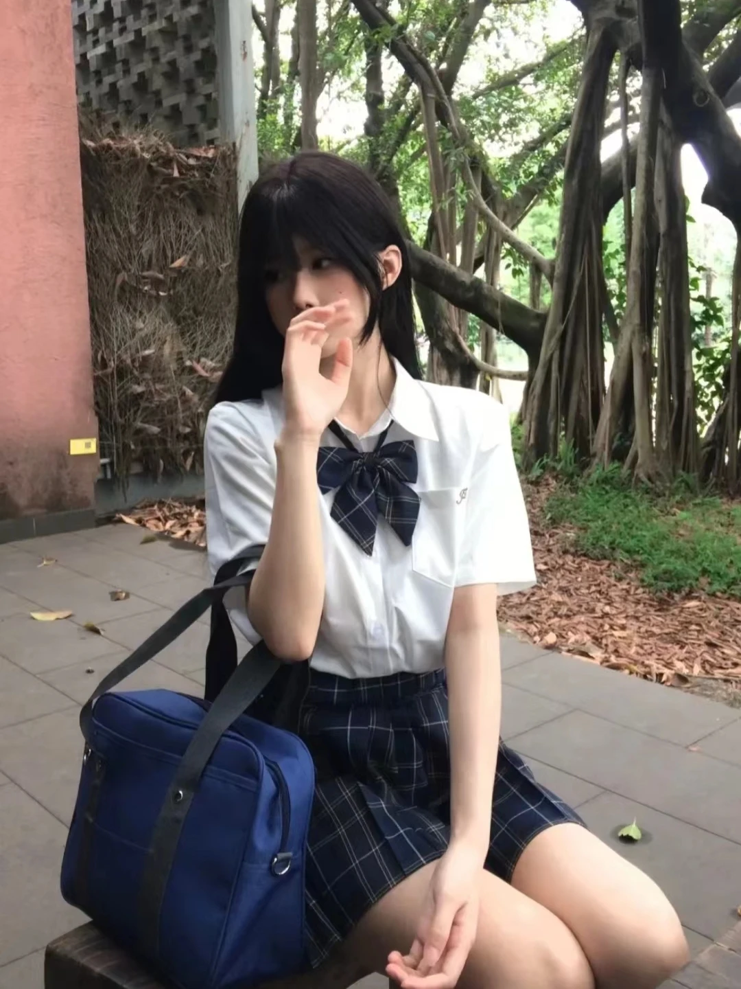 

Японский стиль: школьная форма JK, рубашка с завышенной талией, летняя облегающая белая рубашка, комплект с юбкой для дерзких девушек