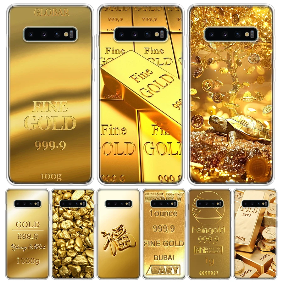 Fine Gold Pattern Printing For Samsung Galaxy Note 20 Ultra 20 10 Pro 9 8  Phone Case S10E S10 Plus S9 S8 + S7 Edge M21 M32 Cove