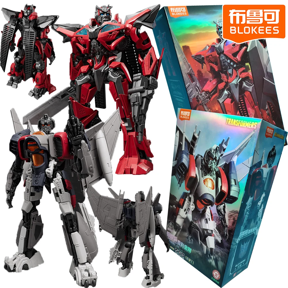 

Новая оригинальная коллекционная фигурка BLOKEES Transformers Blitzwing Sentinel Prime Surprise Trendy Collection, настольная модель, игрушка для демонстрации