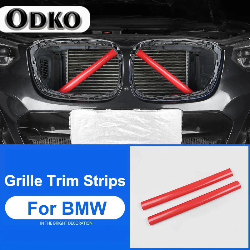 

2Pcs Front Grille Trim Strips Cover Frame Stickers For BMW F10 F11 E60 F30 F31 F32 F33 F20 F22 F06 F12 F01 F02 F25 F26 G20 G28