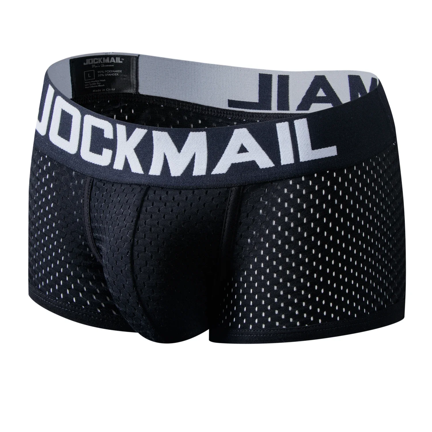 JOCKMAIL  4PCS  Men Boxer Underwear Sexy  Mesh Breathable Boxershorts Shorts Panties Men Cuecas Boxer Underpants Calzoncillos