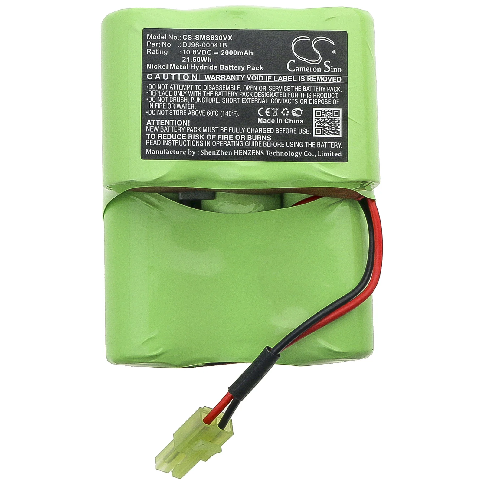 Aspirateur 2000mAh Batterie pour Samsung SH5051 VC-PS83 VC-PS85 VCH50 laqué S1S VCH5050S1W DJ96-00041B