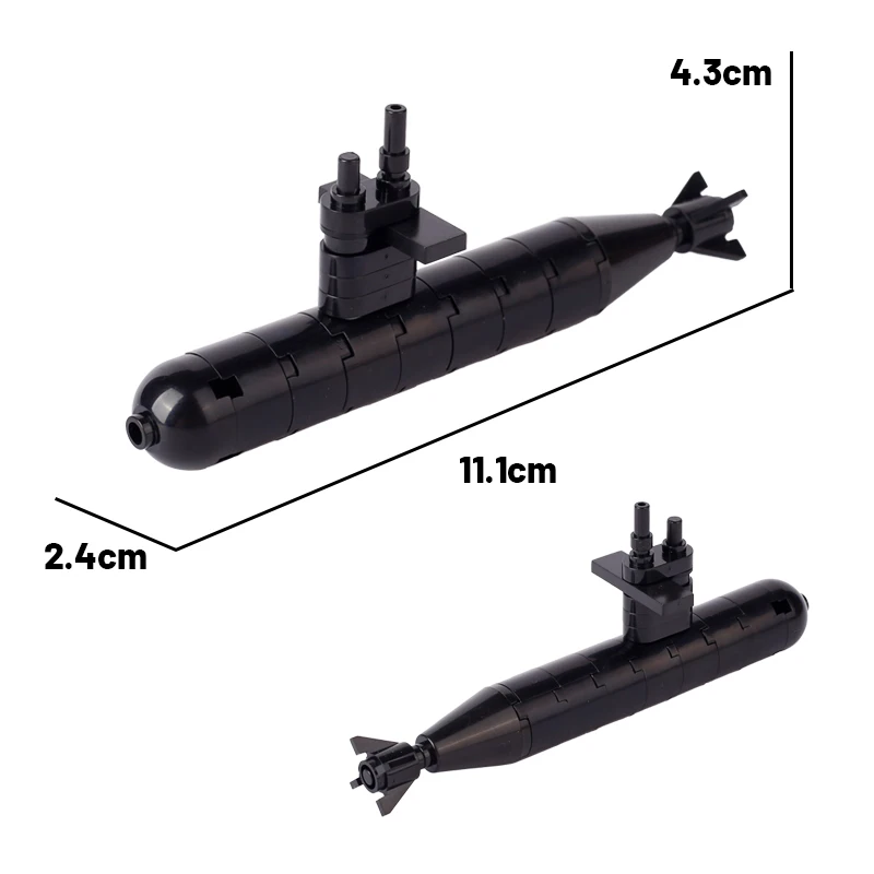 Juego de bloques de construcción MOC para niños, modelo de carguero, crucero, barco submarino, barco de vapor, juguetes de ladrillos, regalo