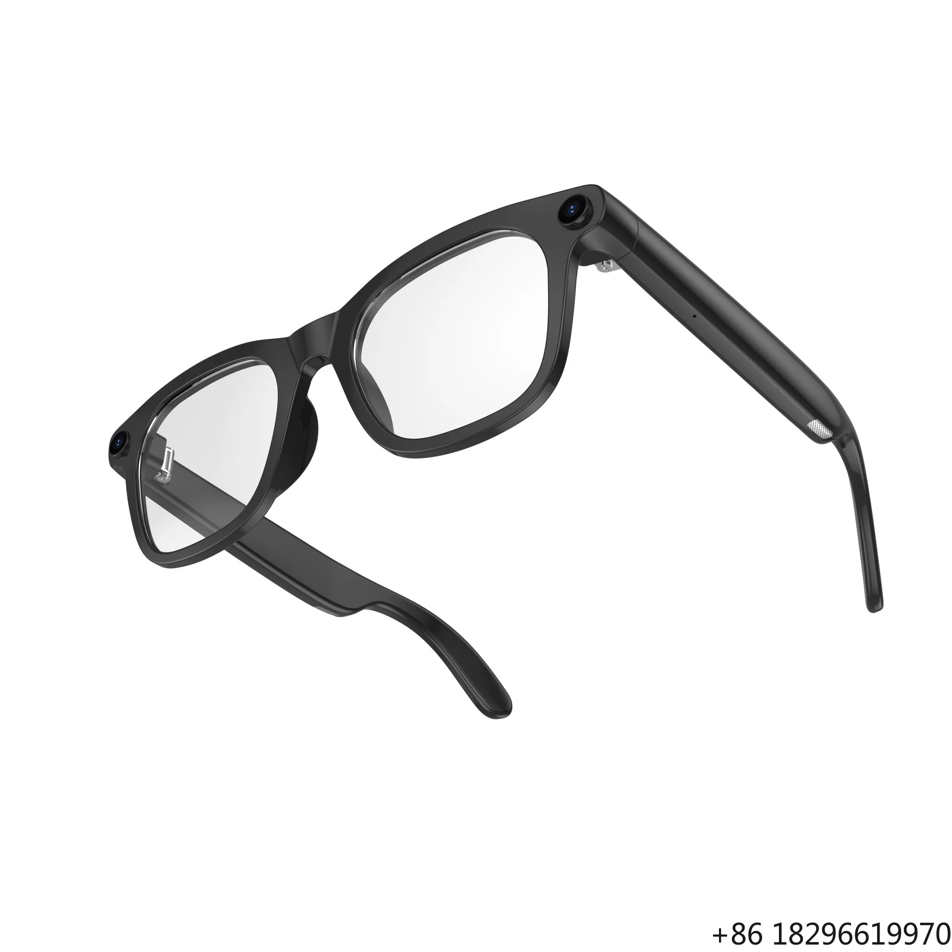 12MP Stabilized  Smart Glasses Magnetic Charging Touch Control Real Time Translation Voice Recording Eyewear